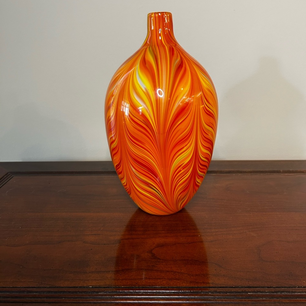 Mid Century Modern Glass Vase